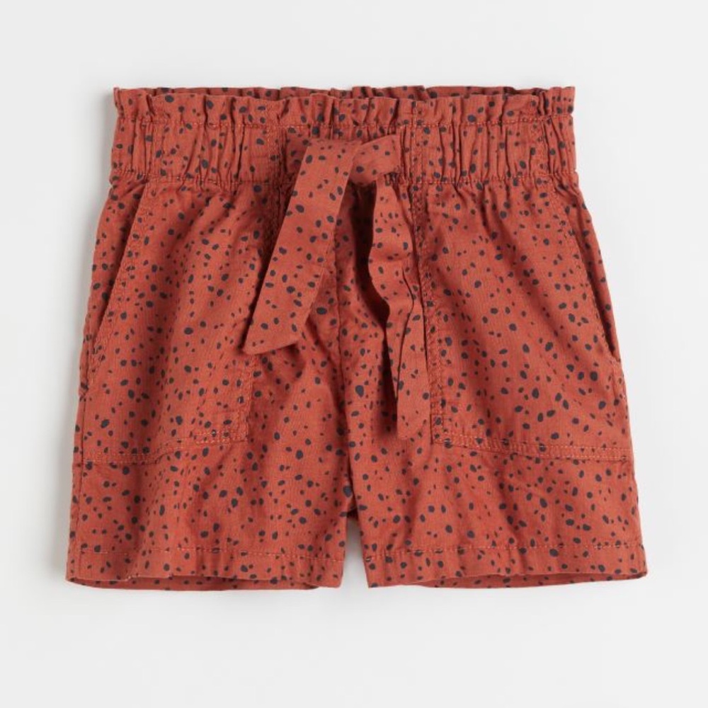 NWT H&M Girls Cotton High Waist Shorts girls size 8/10